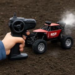 Remote Control Smoke Car Toy for Kids 2WD Monster Truck Rock Crawler Climbing RC Toy Vehicle Car for Both Boys and Girls.