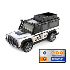 Mini Alloy Off-Road RC Car for Kids | emote Control Car Toys Strip Lights, 2.4Ghz, USB Rechargeable for Kids|