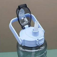 Transparent Motivational Water Bottle