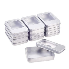 Silver Metal Tin for Gifts Party Favours and Other Accessories