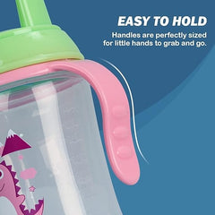 300ML Sipper Bottle for kids, BPA Free Anti-Spill Sippy Bottle