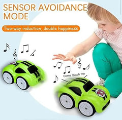 RC Intelligent Sensor Car| Remote Control Mini Car with Music & Lighting| Line Following Car| Racing Toy Gift for Boys & Girls