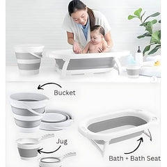 Baby Bathtub Set Bathing Kit