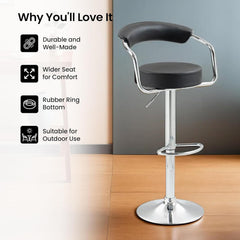 BLACK BAR STOOL