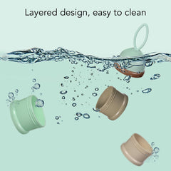 Mini Baby  Eco Friendly BPA-Free 3 Layers Powder Baby Food-Storage Container