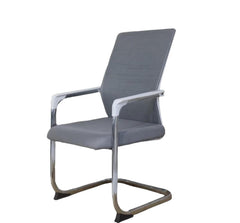 Visitor Chair for Office with Mesh Back & Metal Frame | Ergonomic Comfortable Guest Chair for Meeting Rooms, Reception & Waiting Areas | Stylish & Durable Visitor Seating
