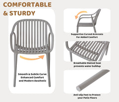 URBAN GREY CAFE CHAIR