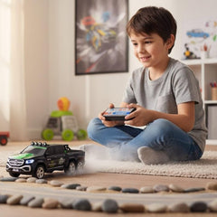 Mini Alloy Off-Road RC Car for Kids | emote Control Car Toys Strip Lights, 2.4Ghz, USB Rechargeable for Kids|
