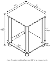 TNT 104 2 X 2 TIER END TABLE