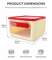 Trending Premium Stackable Shoe Box Organizer - Crystal Clear Sneaker Showcase