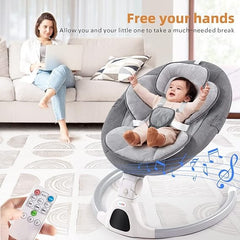 Baby Swings for Infants | Electric Portable Baby Swing for New-born Baby | 3 Timing Settings Baby Swings