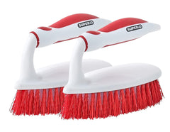 Scrub Brush Red Cleaning Pad comfort grip