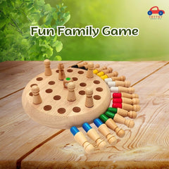 Wooden Memory Matching Game