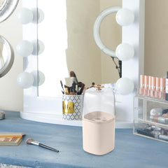 GlamCase – White & Green Lipstick Storage Box