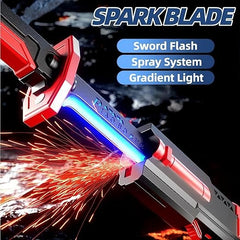 Sparkblade LED Sword with Smoke & Spark Effects – 7-Color Light Blade, Sound FX | Anime-Inspired Cosplay Katana Prop for Roleplay, Halloween, Parties & Collectors