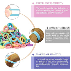 Super Elasticity Tri-Colour Rubber Bands