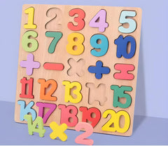 Wooden Numbers Learning Board