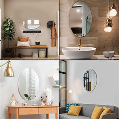 ClearView – Oval Adhesive Mirror