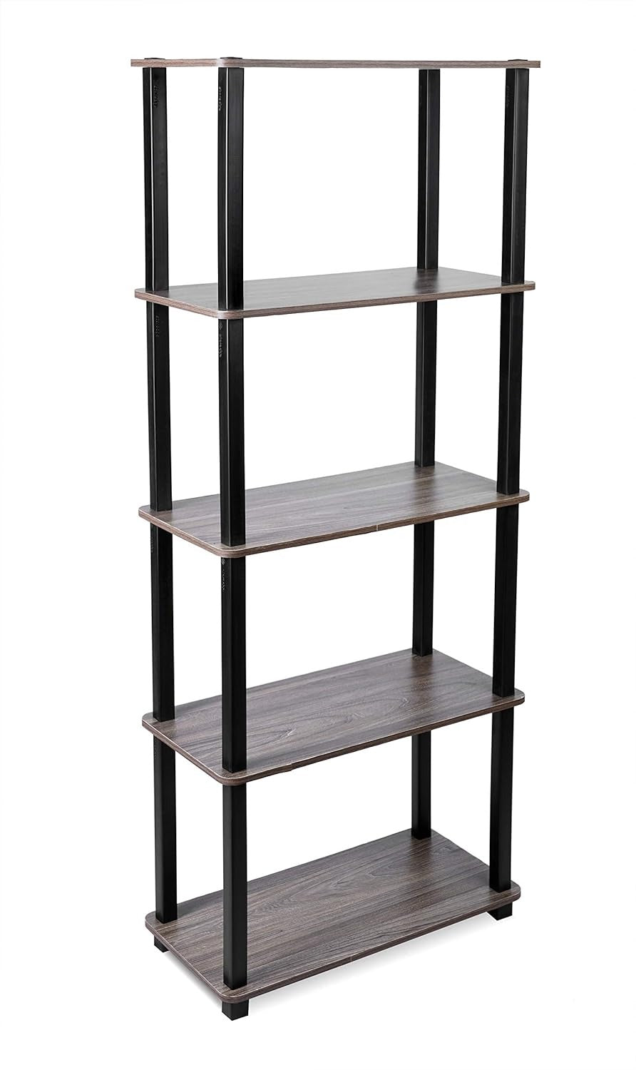 5 Tier shelf | Shelf For Living Bed Room Home Office Multipurpose Storage Shelves & Display Organizer W/ Utility Storage For Home