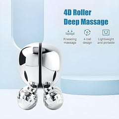 Wheel Facial Massager with Dual Stainless Steel Rollers – Skin Tightening & Lifting Tool