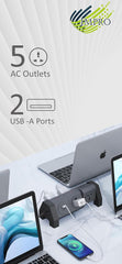 Black Horizontal Socket