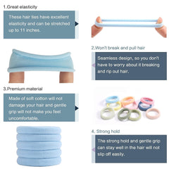 Super Elasticity Tri-Colour Rubber Bands