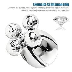 Wheel Facial Massager with Dual Stainless Steel Rollers – Skin Tightening & Lifting Tool