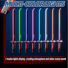 Sparkblade LED Sword with Smoke & Spark Effects – 7-Color Light Blade, Sound FX | Anime-Inspired Cosplay Katana Prop for Roleplay, Halloween, Parties & Collectors