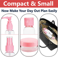 7-Pack Travel Toiletry Bottle Set