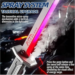 Sparkblade LED Sword with Smoke & Spark Effects – 7-Color Light Blade, Sound FX | Anime-Inspired Cosplay Katana Prop for Roleplay, Halloween, Parties & Collectors