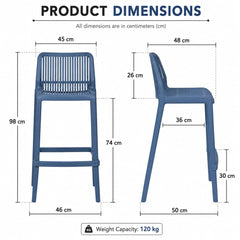 BLUE HEIGHT CHAIR