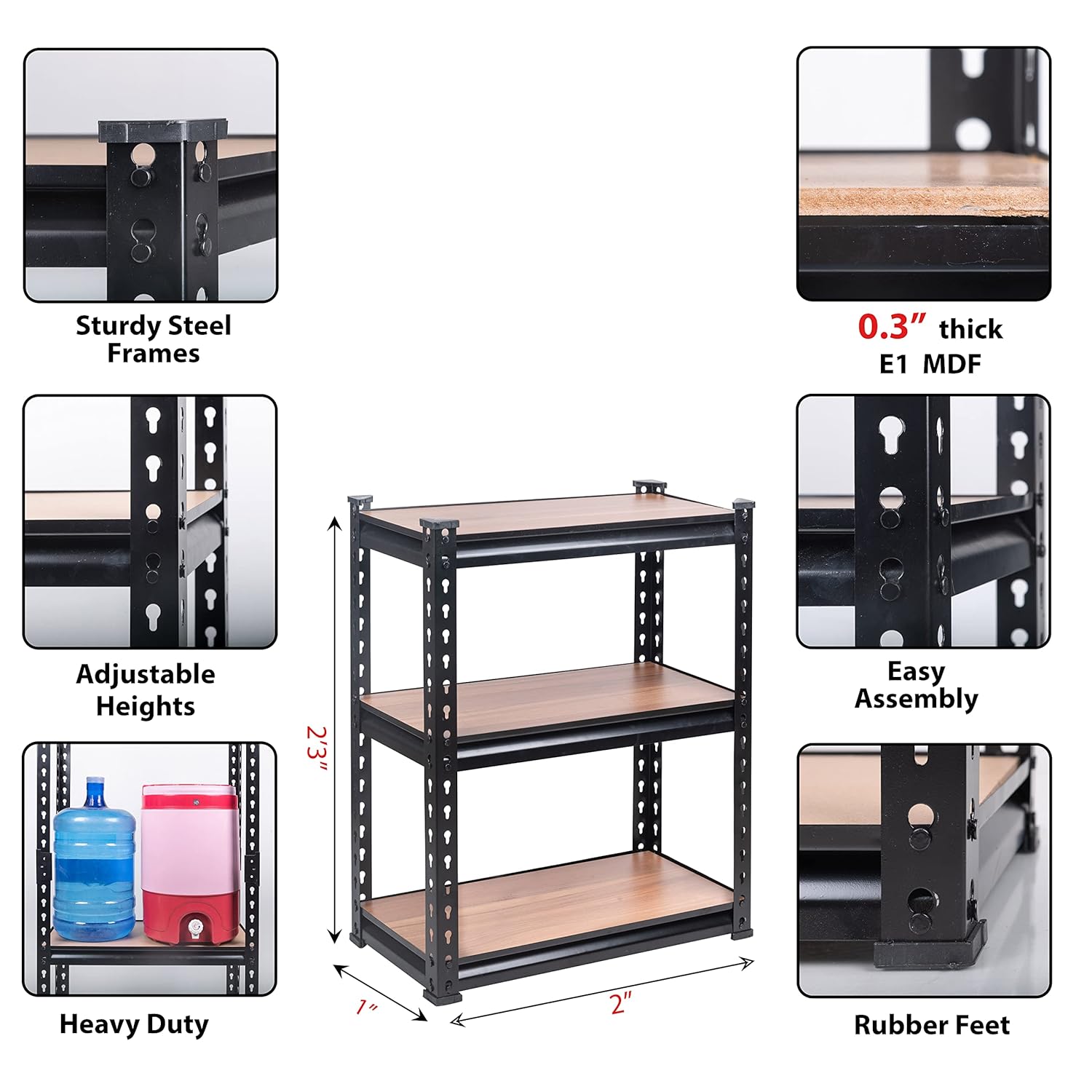 Wooden Layered Rack Triple-Layer Wooden Rack – Tromart