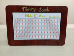 Brown Wooden Money Bank