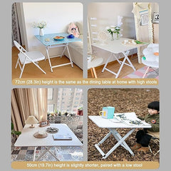 Porting foldable dinning table