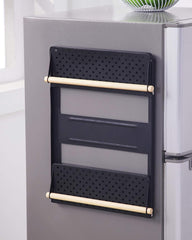 Magnetic Storage Shelf for Fridge | Magnetic Spice Rack For Kitchen | Fridge Organizer and Shelf for Kitchen Storage and Organizer