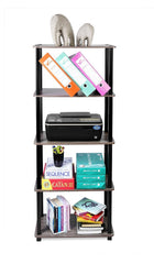 5 Tier shelf | Shelf For Living Bed Room Home Office Multipurpose Storage Shelves & Display Organizer W/ Utility Storage For Home