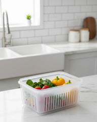 White Fresh Keeping Storage Box