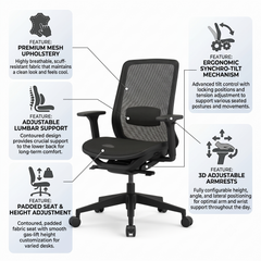FEATHER MB CHAIR BLACK