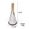 Stainless Steel Cone Grater with Wooden Handle (Small size)