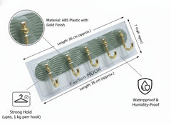 Luxury Adhesive Wall Hook Rail