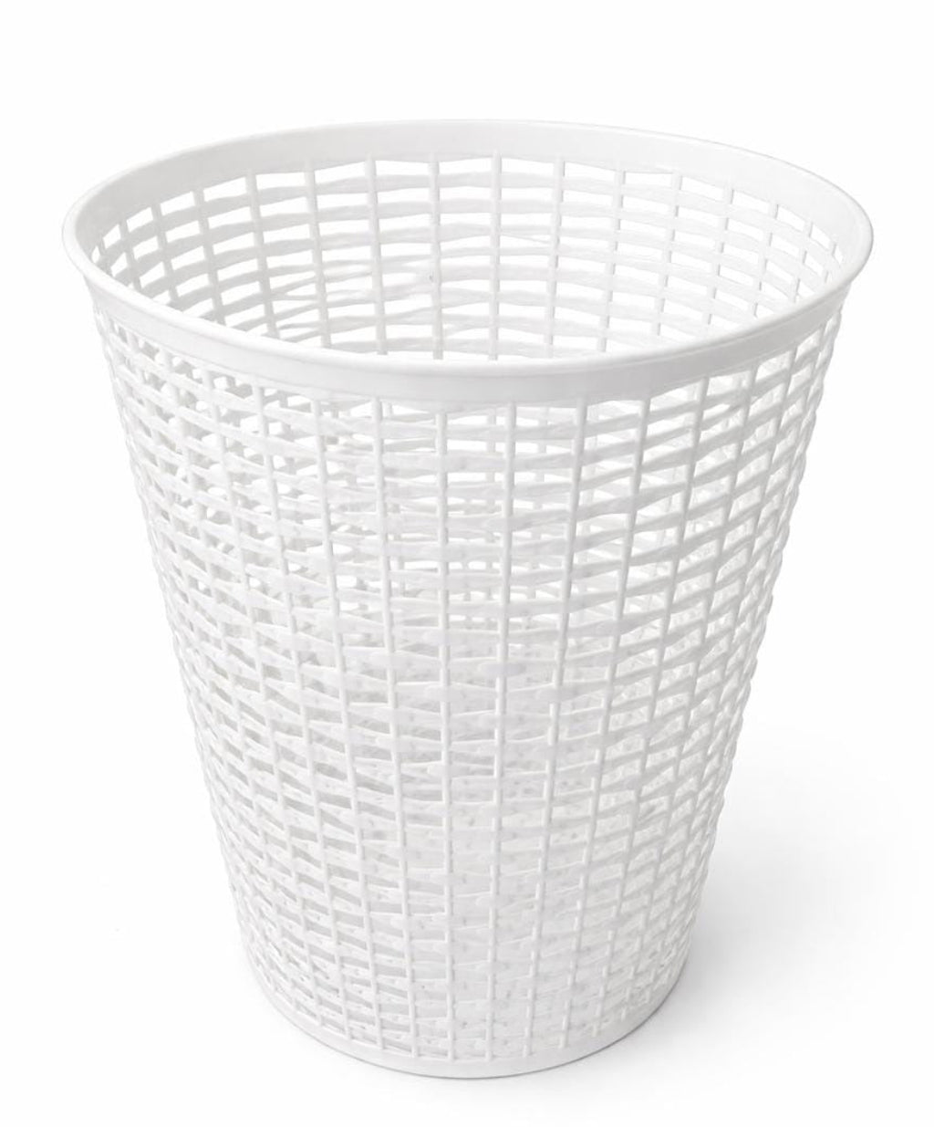 2-Piece Garbage Can Set – White, Brown & Pink