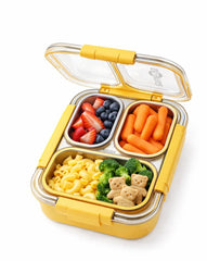 Stainless steel lunch box 3 compartment leakproof| Perfect for kids & Students | Birthday Gifts to children