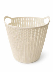 Large Round Brown Storage Basket