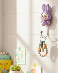 Lavender Labubu Self adhesive hook | Self-Adhesive No-Drill Utility Hooks