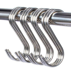 Stainless Steel S Shaped -Hooks (Pack of 2)