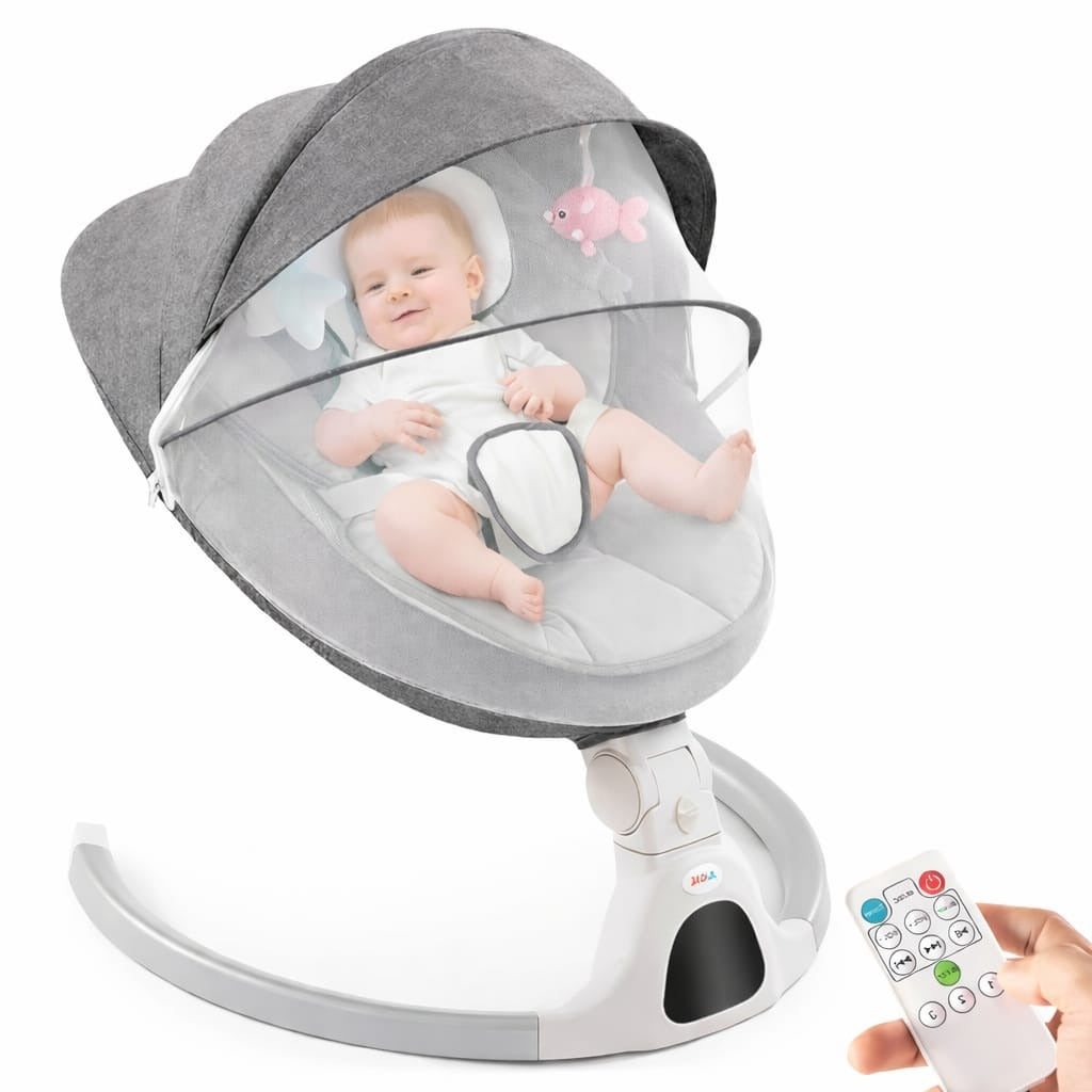 Baby Swings for Infants | Electric Portable Baby Swing for New-born Baby | 3 Timing Settings Baby Swings