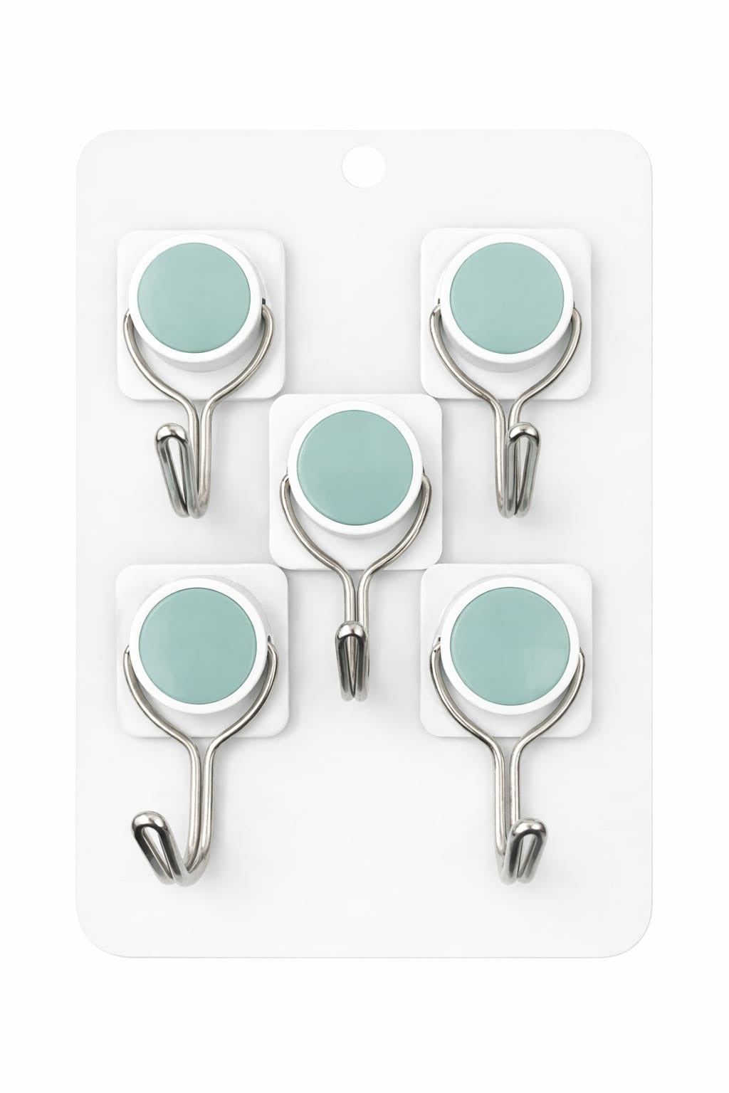 Heavy Duty Stainless Steel Hooks for Bathroom, Kitchen & Bedroom | No Drill Sticky Hooks (PACK of 15)