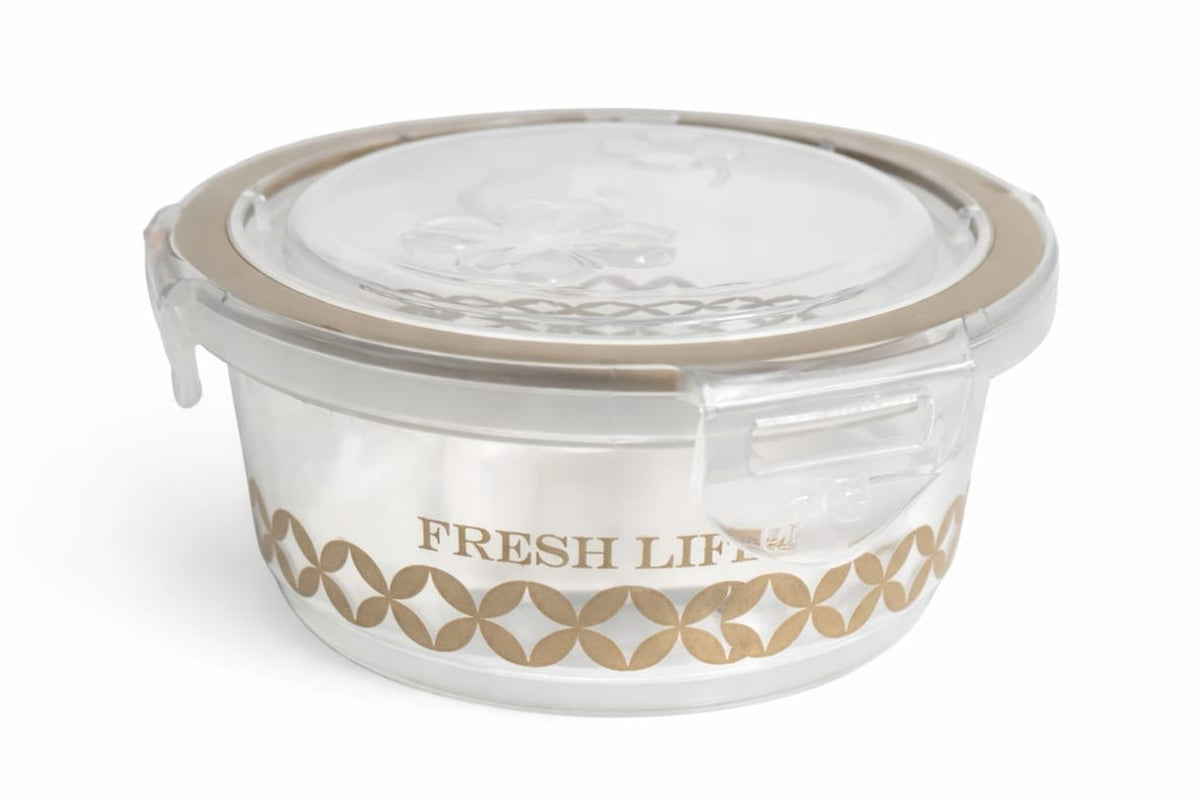 Multipurpose storage Container transparent lock-lid (Pack of 2)