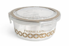 Multipurpose storage Container transparent lock-lid (Pack of 2)