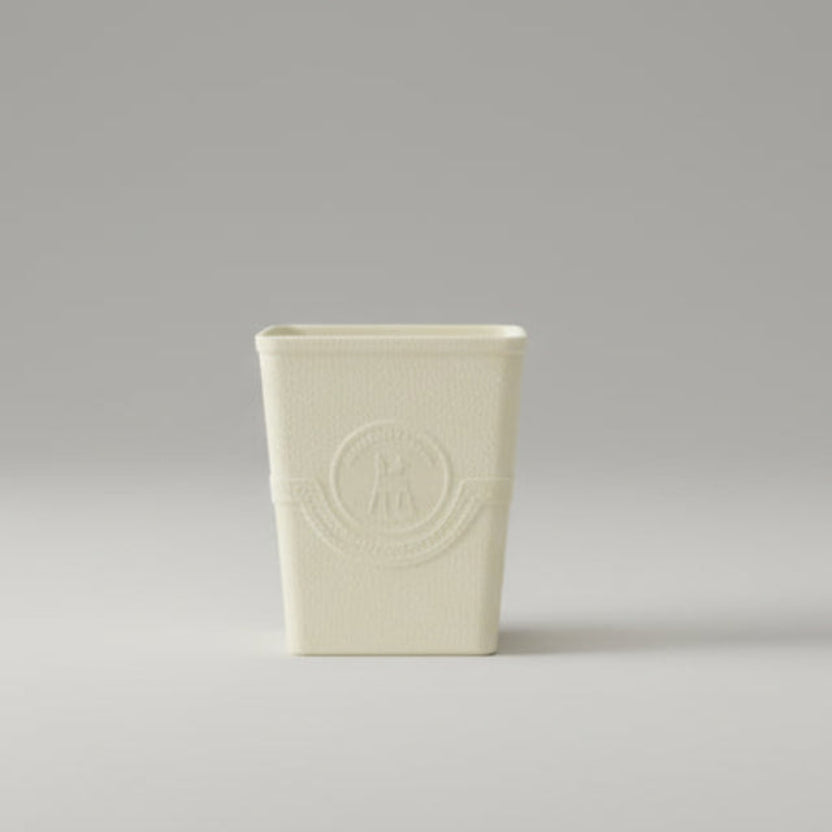 Cream textured pen holder | Perfect for home and office (Pack of 2)